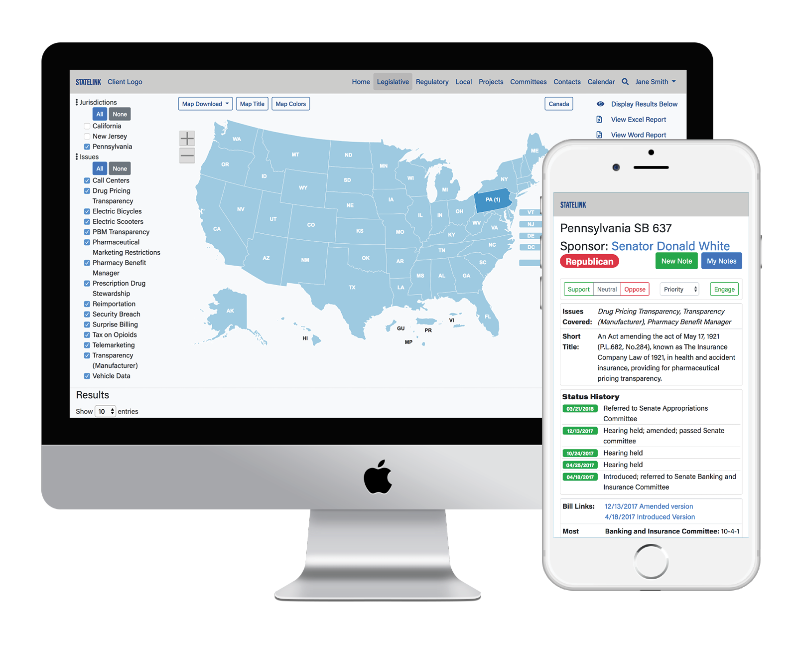 NCODA Oncology State Legislation Tracking Tool