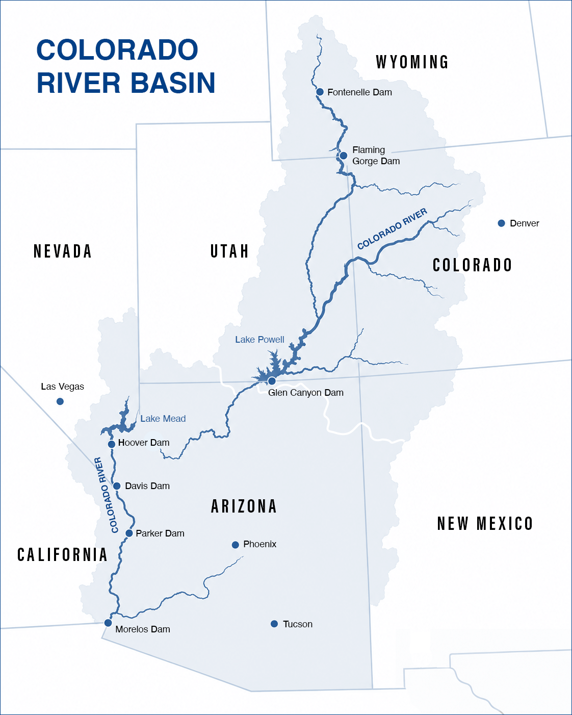 Colorado river map