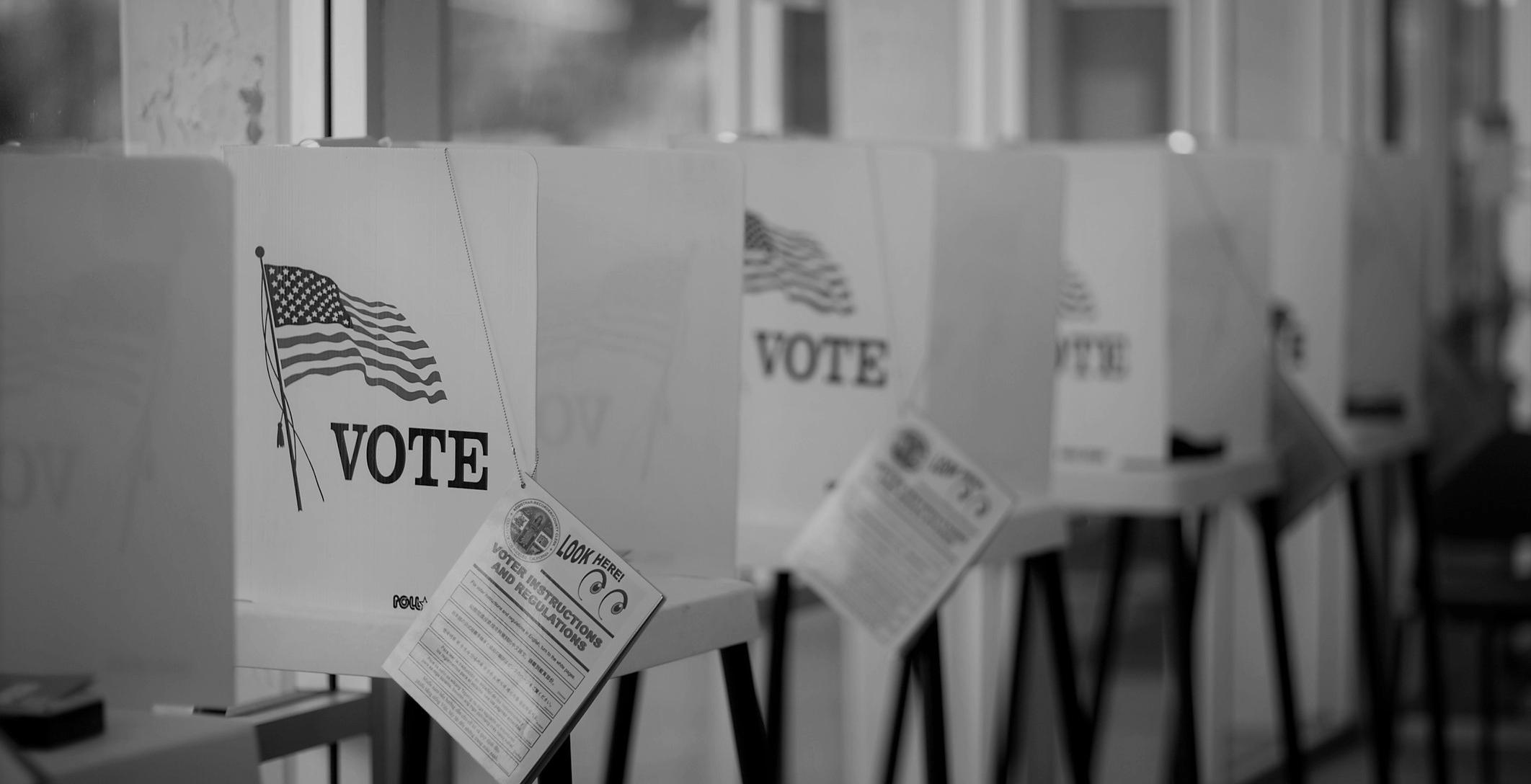 Voting booths